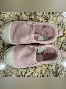 Cat & Jack Pink Slip-On Canvas Sneakers for Kids